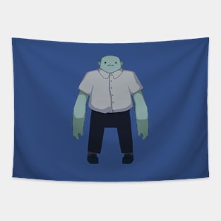 Cute office orc Tapestry