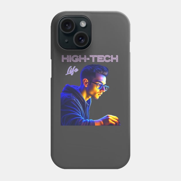 High-Tech Life Phone Case by JSnipe