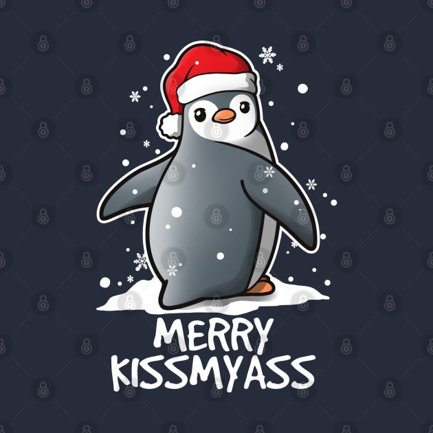 Penguin merry kissmyass by NemiMakeit