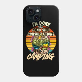 FENG SHUI CONSULTATION AND CAMPING DESIGN VINTAGE CLASSIC RETRO COLORFUL PERFECT FOR  FENG SHUI CONSULTANT AND CAMPERS Phone Case