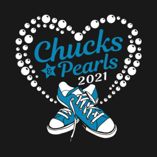 Disover Chucks and pearls 2021, Chucks And Pearls My Vice President Support, Kamala Harris Inauguration Day - Chucks And Pearls - T-Shirt