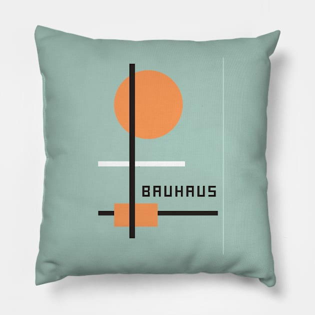 Bauhaus #27 Pillow by GoodMoreInc