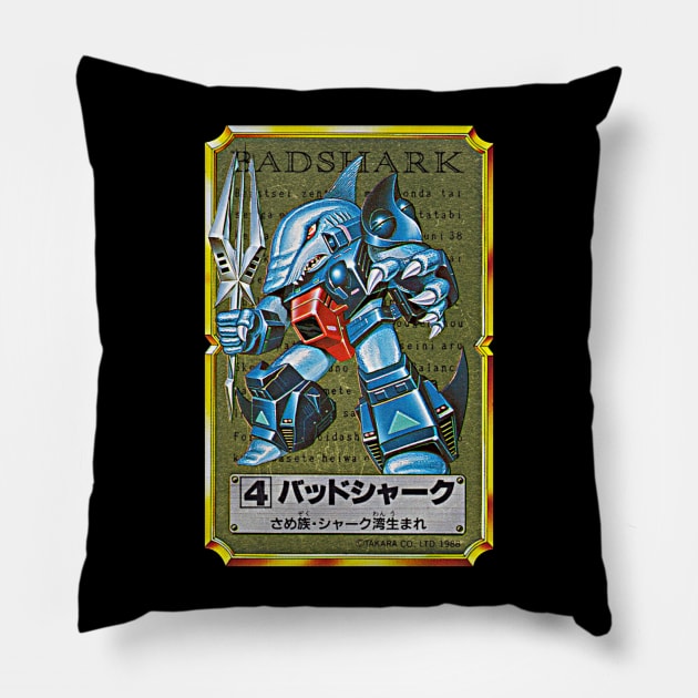 Battle Beasts - Rad Shark Pillow by retroworldkorea