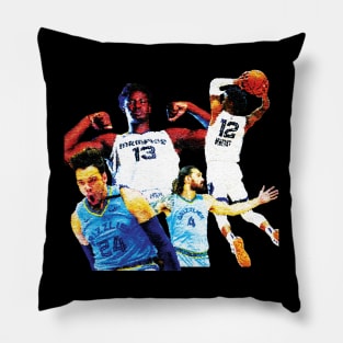 Grizz Collage Pillow