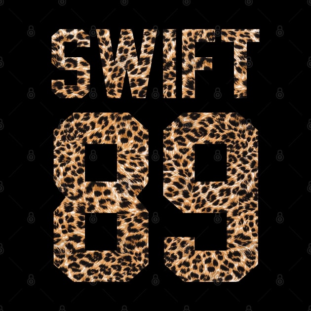 SWIFT 89 - Leopard Print by EarlGreyTees