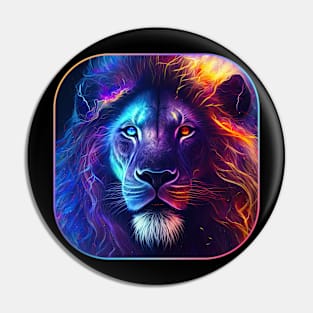 Lion - Cosmic Inferno Series Pin