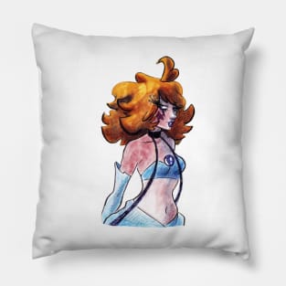 Watercolor Girl Pillow