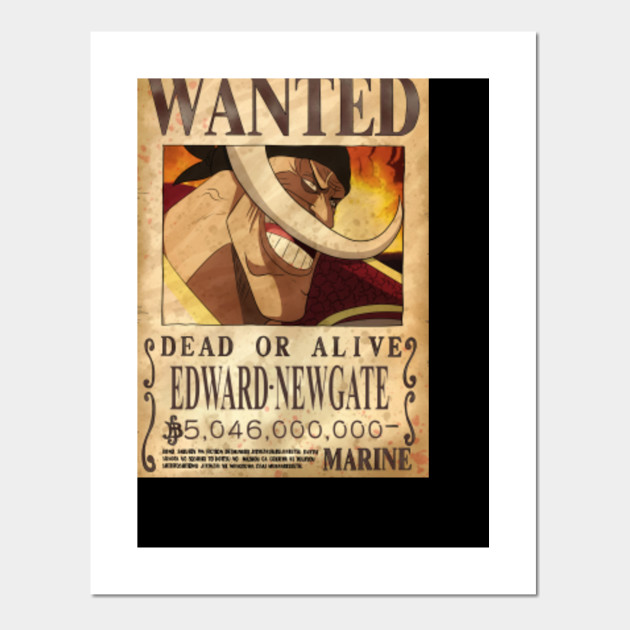 Edward Newgate Shirohige One Piece Poster Und Kunst Teepublic De Edward Newgate Shirohige One Piece Poster Und Kunst Teepublic De