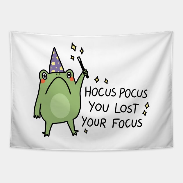 Hocus Pocus you lost your focus Tapestry by Nikamii