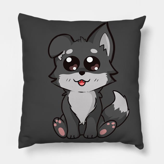 Wolf Pupper! Pillow by AshStore