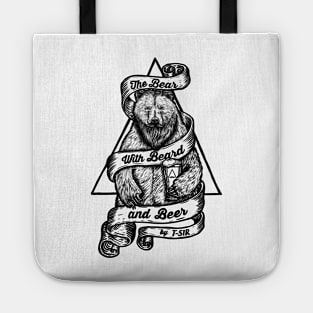 The Bear with Beard and Beer Tote