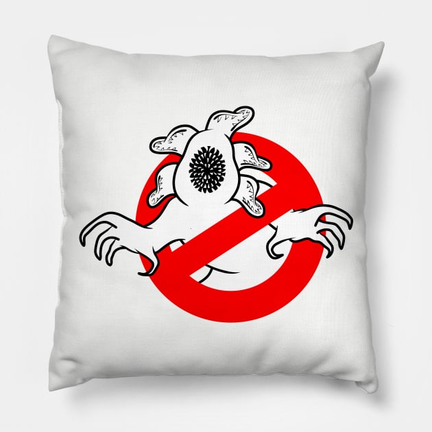 Demogorgon Busters Pillow by MissyCorey