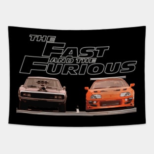 paul walker supra mk4 2JZ-GTE vs 1970 Dodge Charger R/T Tapestry