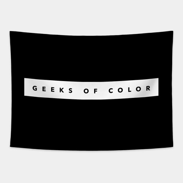 The Minimal Tee (Black) – Self-Titled Collection Tapestry by geeksofcolor