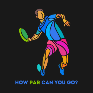 Fun disk golf illustration T-Shirt