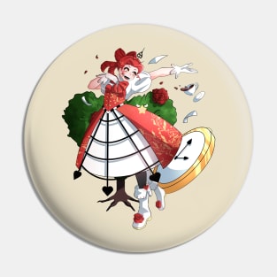 Queen of hearts Pin