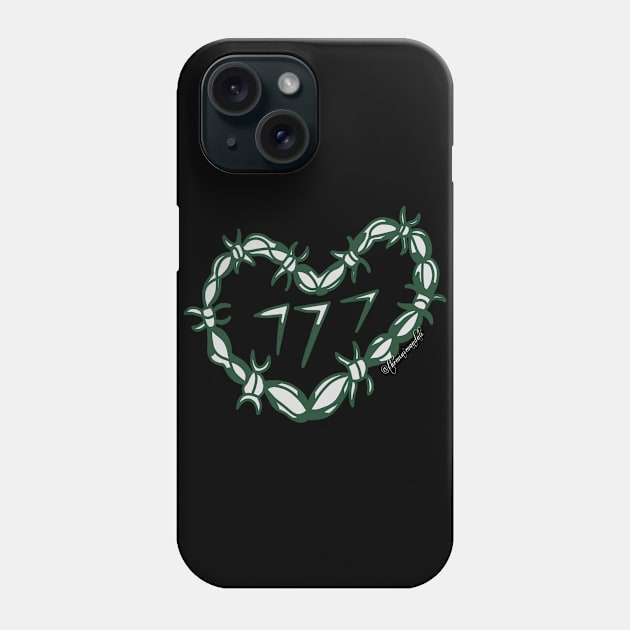 777 Phone Case by Theminimandali 