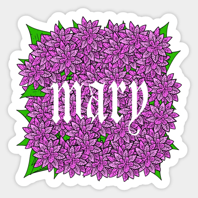 Mary Cute Star My Name Is Mary. | Sticker