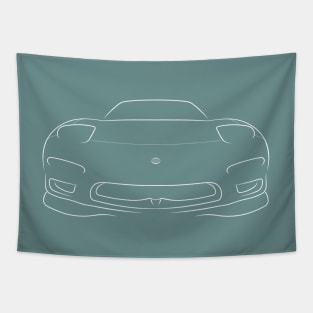 Mazda RX-7 FD - front stencil, white Tapestry