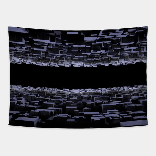 Edge of Technology Tapestry by perkinsdesigns