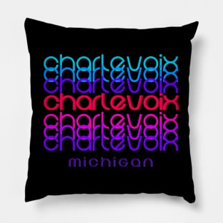 Charlevoix Michigan Pillow