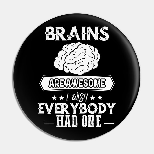 Brains Pin by Dojaja