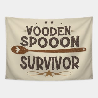 wooden spoon survivor Tapestry