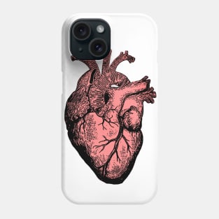 Human Heart - Graphic Design Illustration Art Phone Case