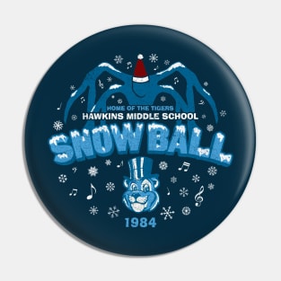 Hawkins '84 Snow Ball (worn) Pin