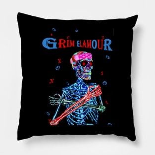 Grim Glamour XOXO Pillow