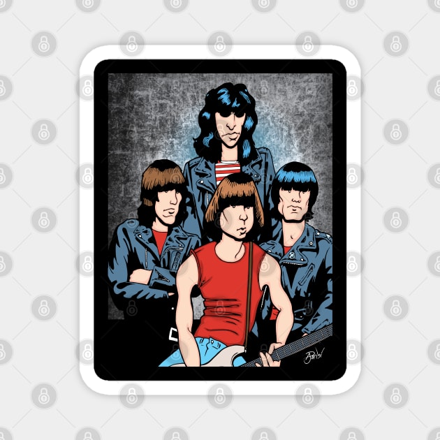 The Ramones Magnet by Parisi Studios