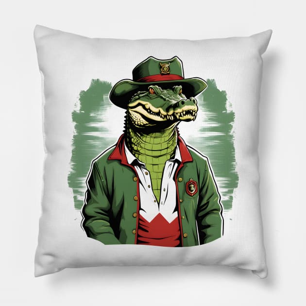 capitan croc Pillow by Majkel&Majkel