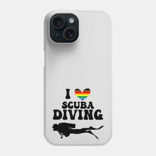 I Heart Scuba Diving (QPoC Flag) Phone Case