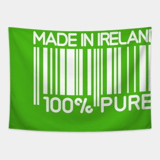 Made in Ireland [white on green] Tapestry