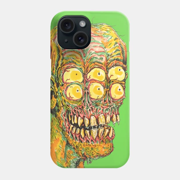 Six Eyed Weirdo Phone Case by Robisrael