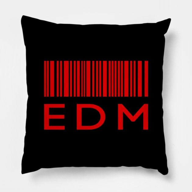 EDM Hardstyle Festival Dance Music Pillow by shirts.for.passions