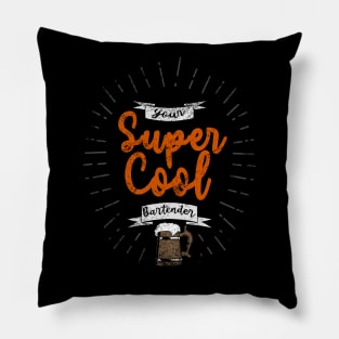 Super Cool Bartender Pillow