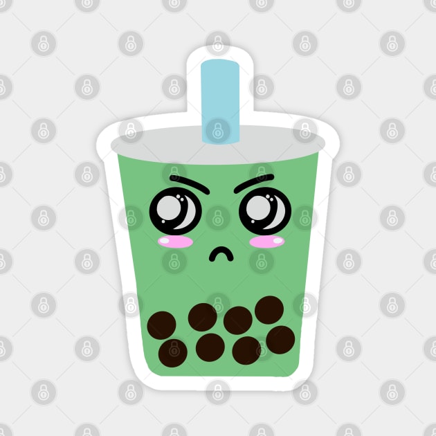Mad matcha boba Magnet by tothemoons