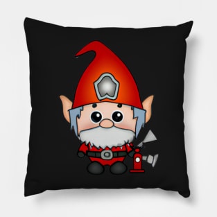 Fire Department Gnome Kawaii Pillow