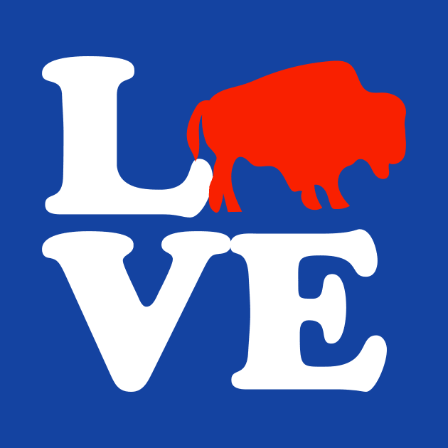 Wild American Bison Buffalo Valentines Day Love by PodDesignShop