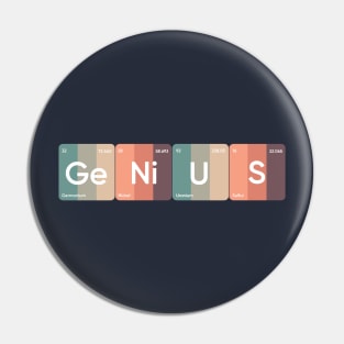 Genius periodic table of elements Pin