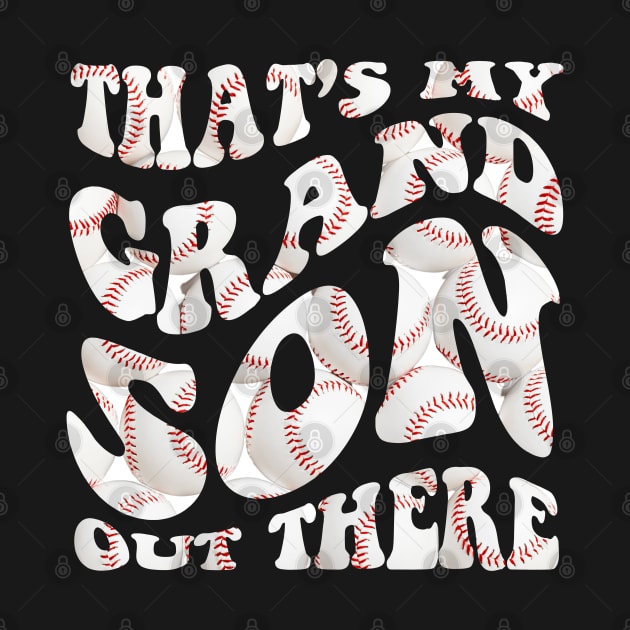 Women's Baseball Grandma That's My Grandsons Out There by Emouran