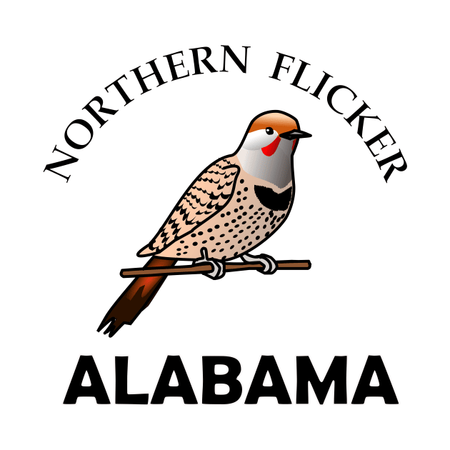 Northern Flicker, Official State Bird of Alabama by denip