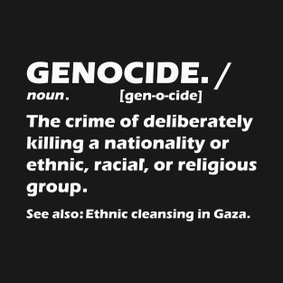 Ceasefire in Gaza STOP the genocide T-Shirt