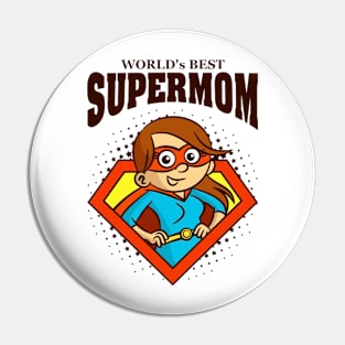 SUPER MOM Pin