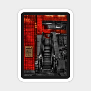 Gateshead Metro Escalator Magnet