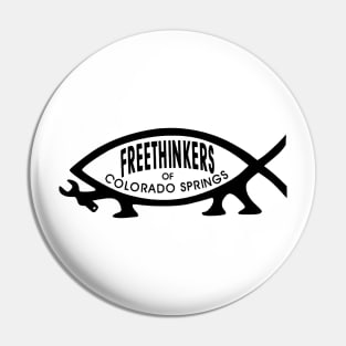 Freethinkers of Colorado Springs Type 1 Pin