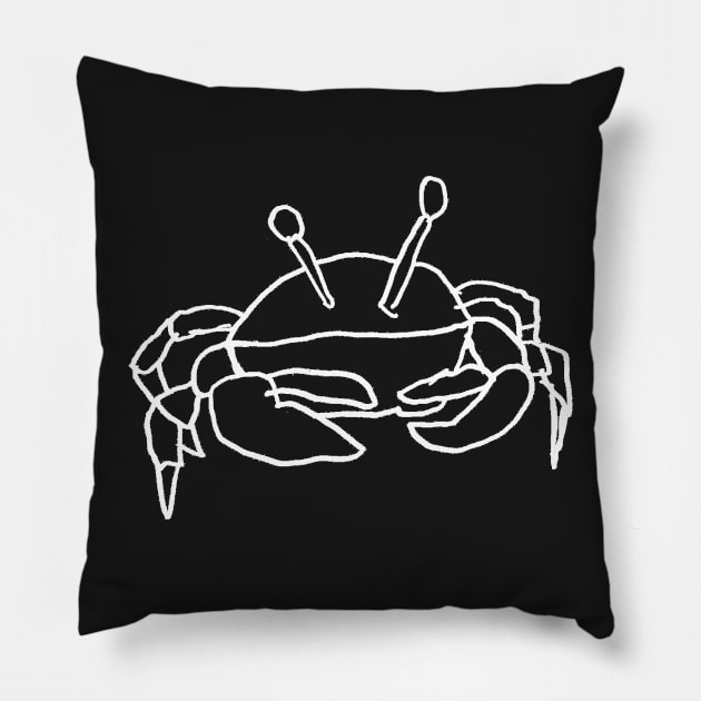 Another Cool Crab Pillow by Wolf Shop