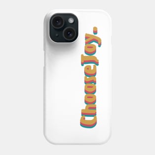 Retro 'Choose Joy' Phone Case