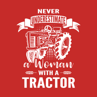 Tractor Woman T-Shirt